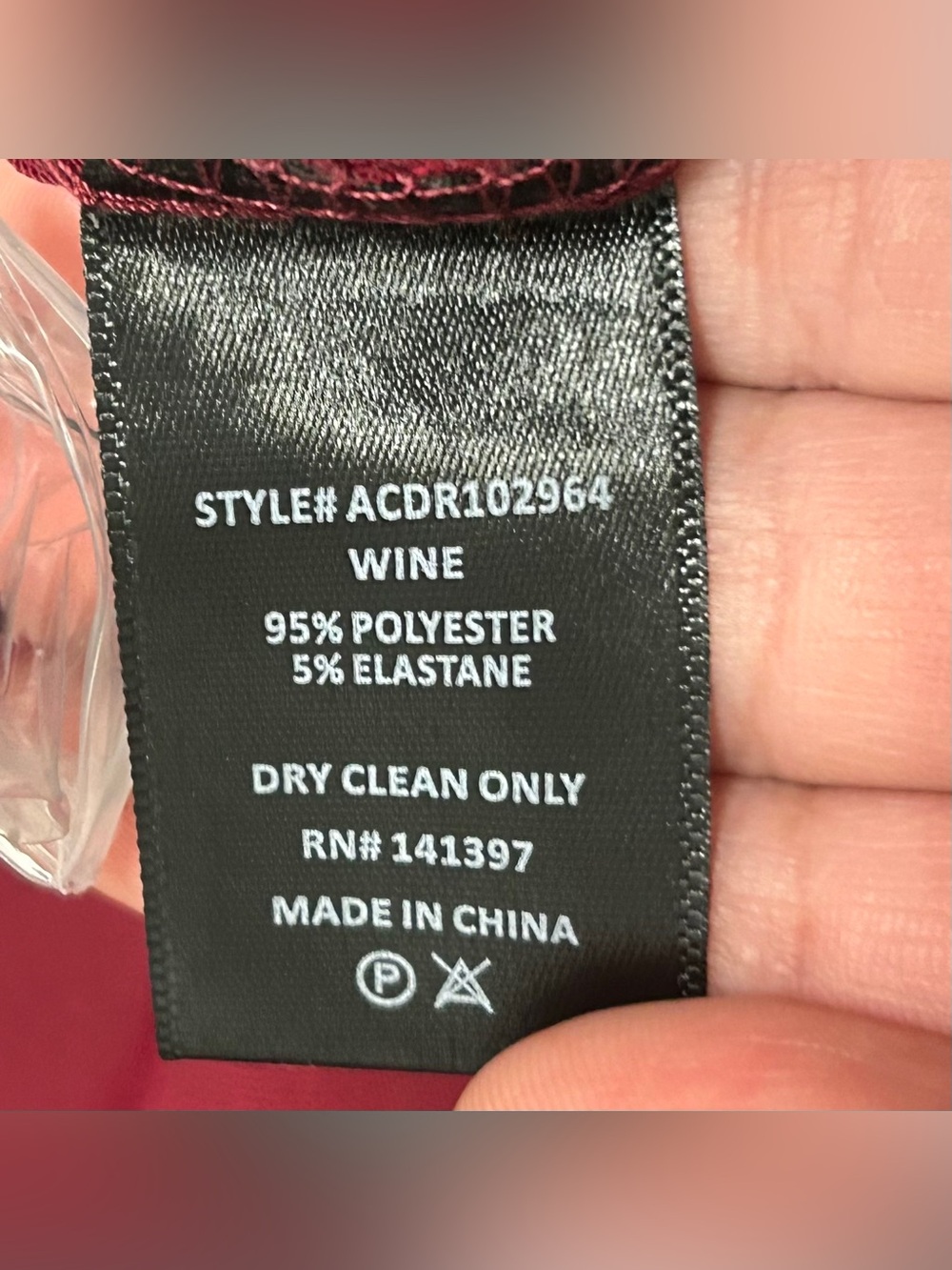 ASTR the Label Alanna Dress in wine - Picture 11 of 11